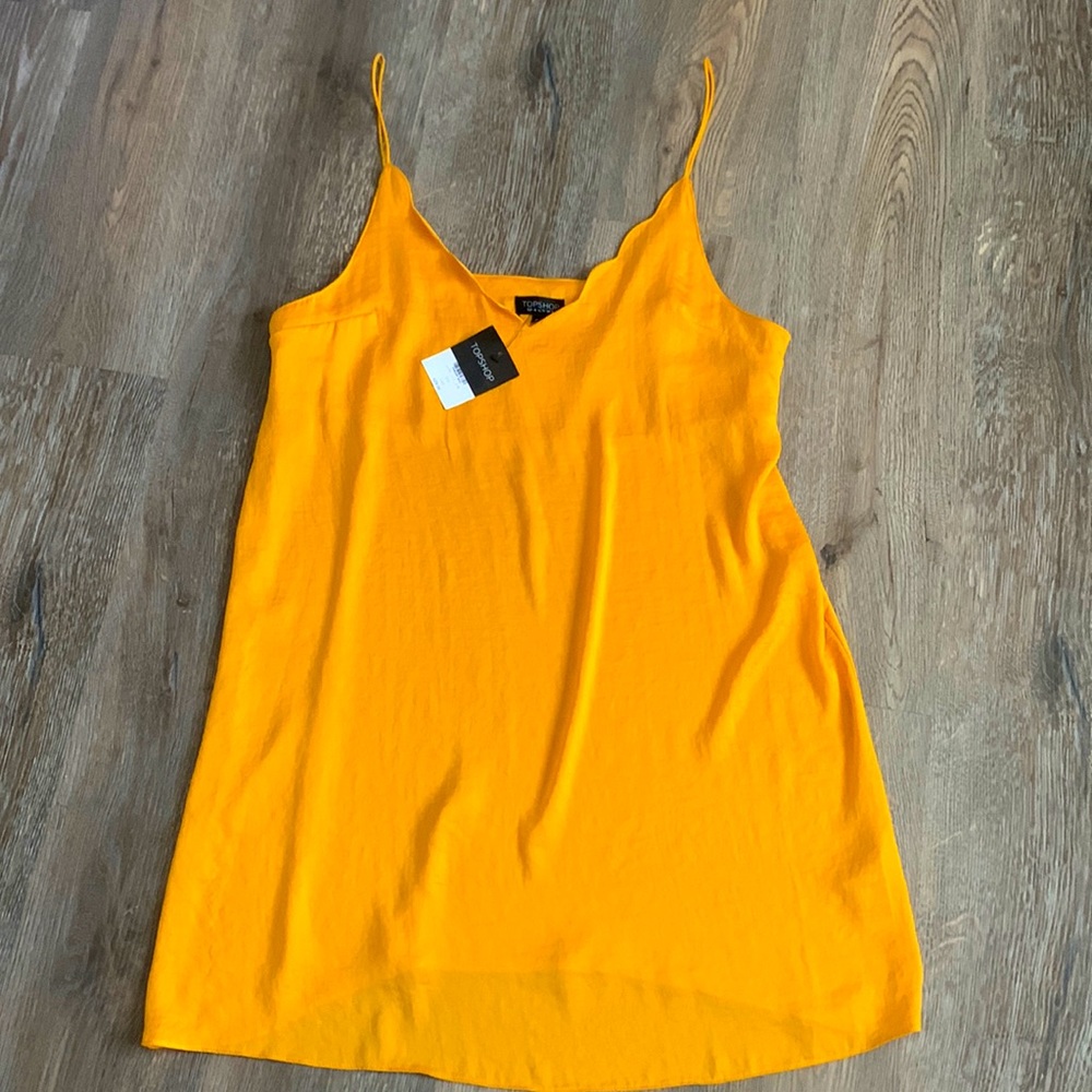 TOPSHOP Mini Slip Dress Size US 12 NWT